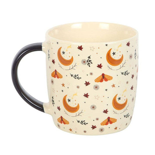 Grote theemok met herfstprint