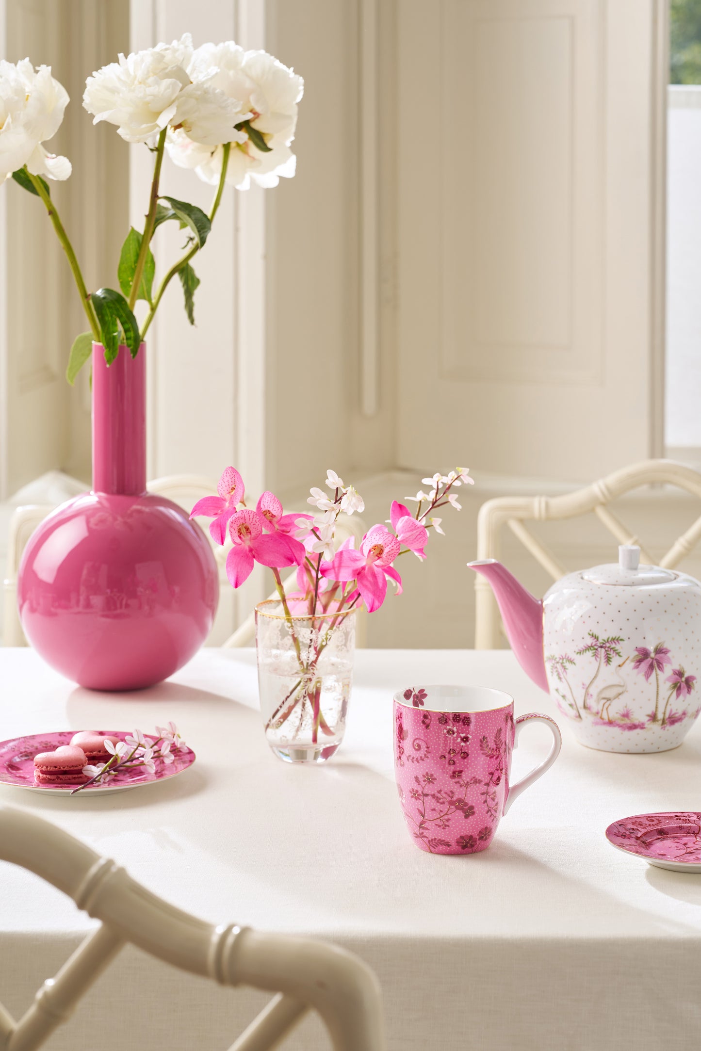Pip Studio- Mug Jolie Flowers Pink - Large