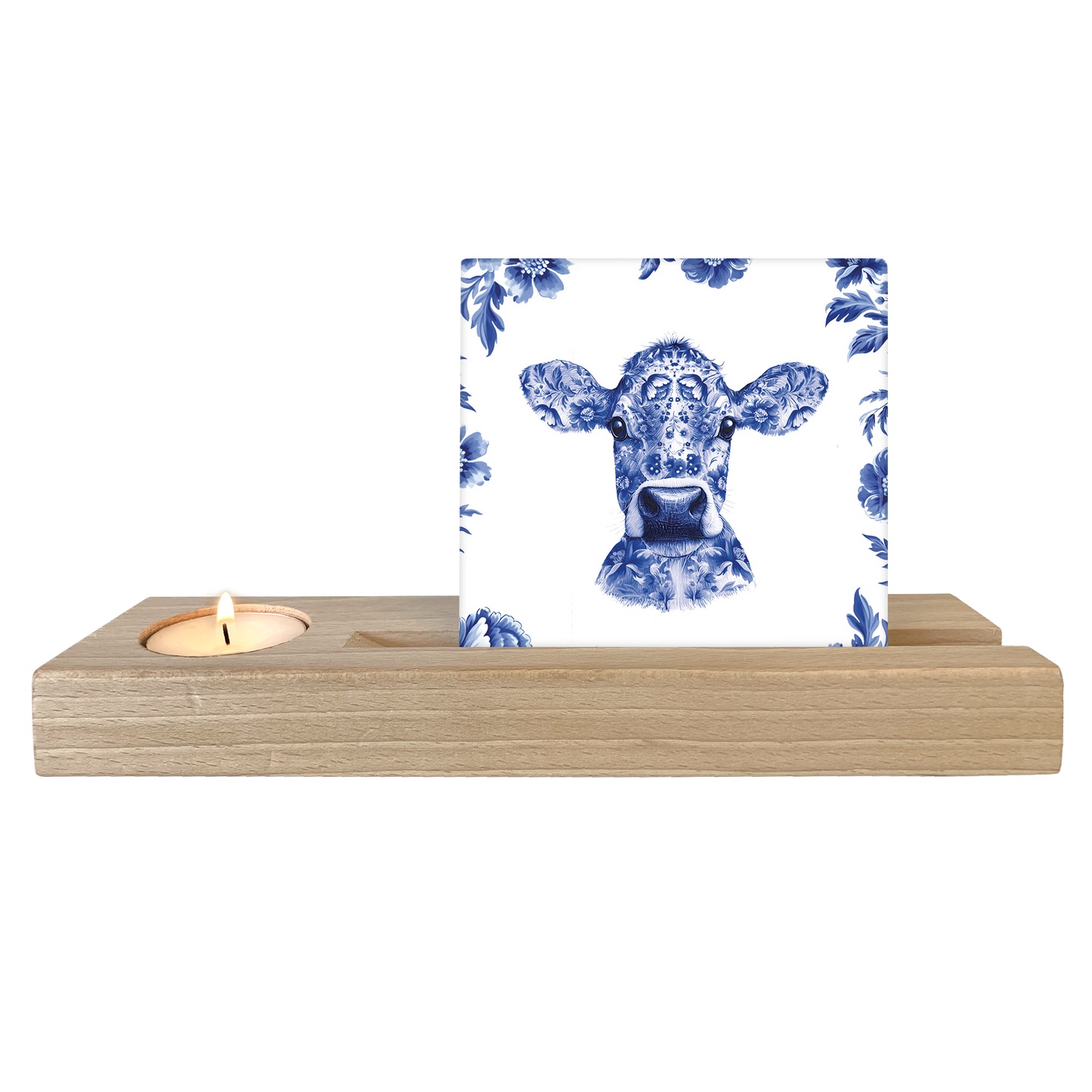 Tegel - Koe Delfts Blauw