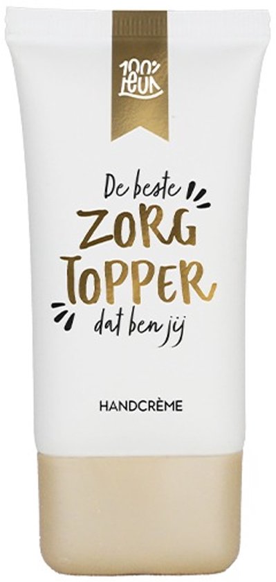 De Beste Zorgtopper ben jij - handcrème