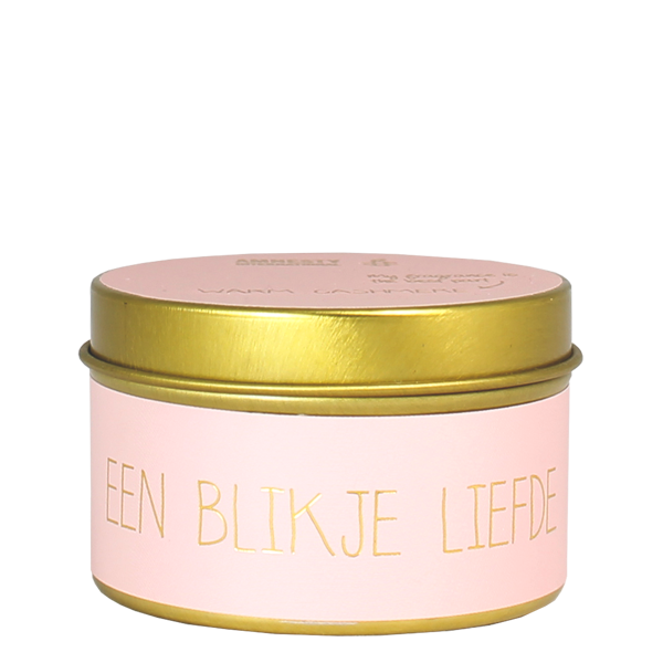 Een blikje Liefde - Geurkaars