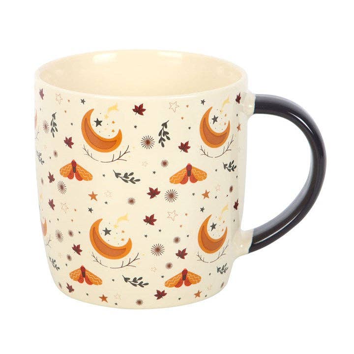 Grote theemok met herfstprint