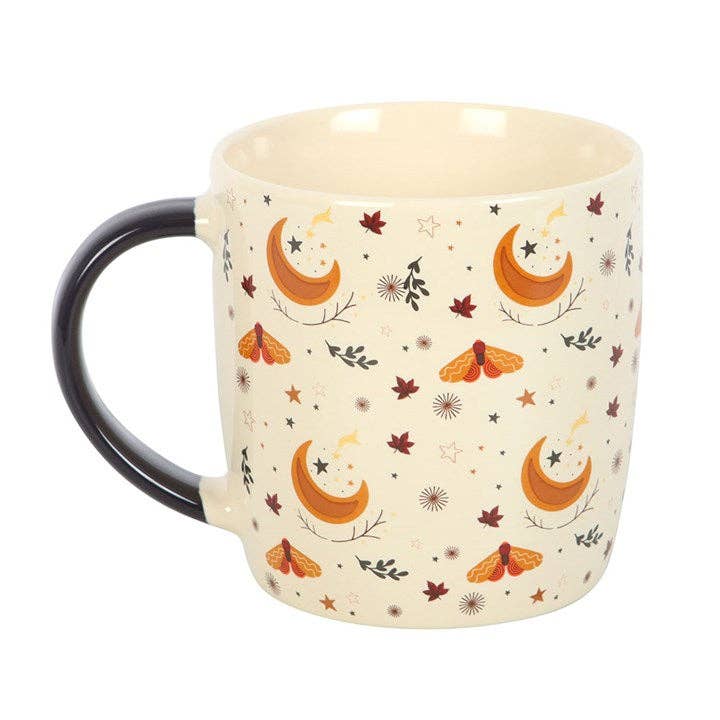 Grote theemok met herfstprint