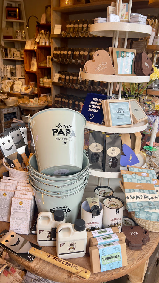 Cadeau emmer zink - Papa