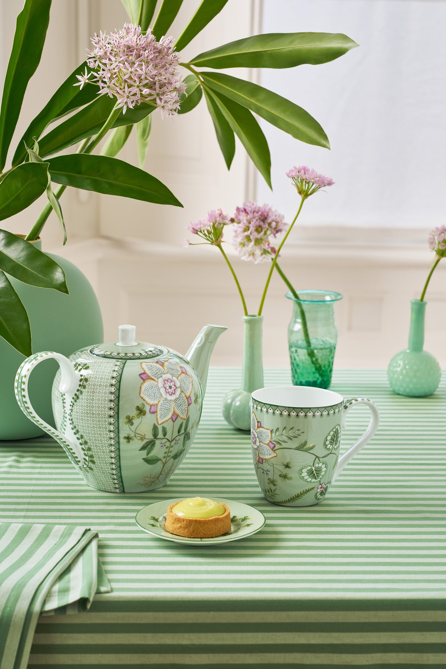 Pip Studio Mok Lily&Lotus Light Green - XL