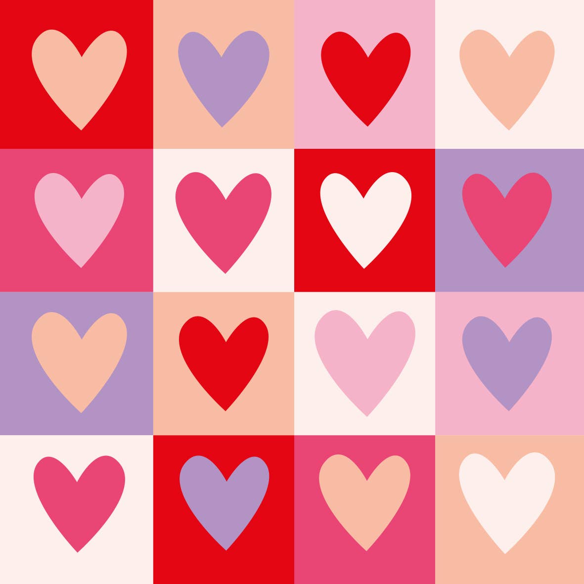 Tegeltje - Hearts
