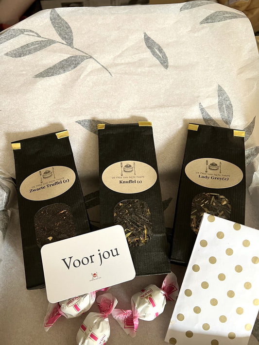 Brievenbuspakket - Theepakket 3 soorten zwarte thee