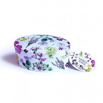 Wild Flower Tin met  vanilla fudge