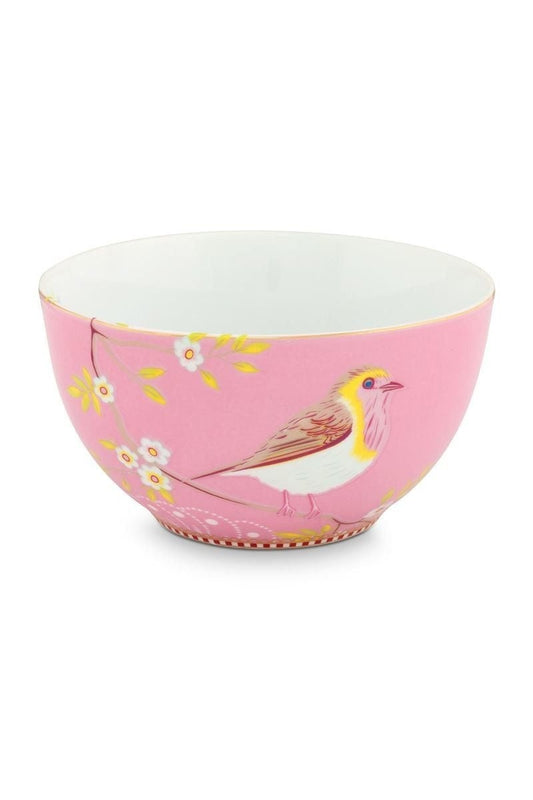 Floral kom Early Bird roze