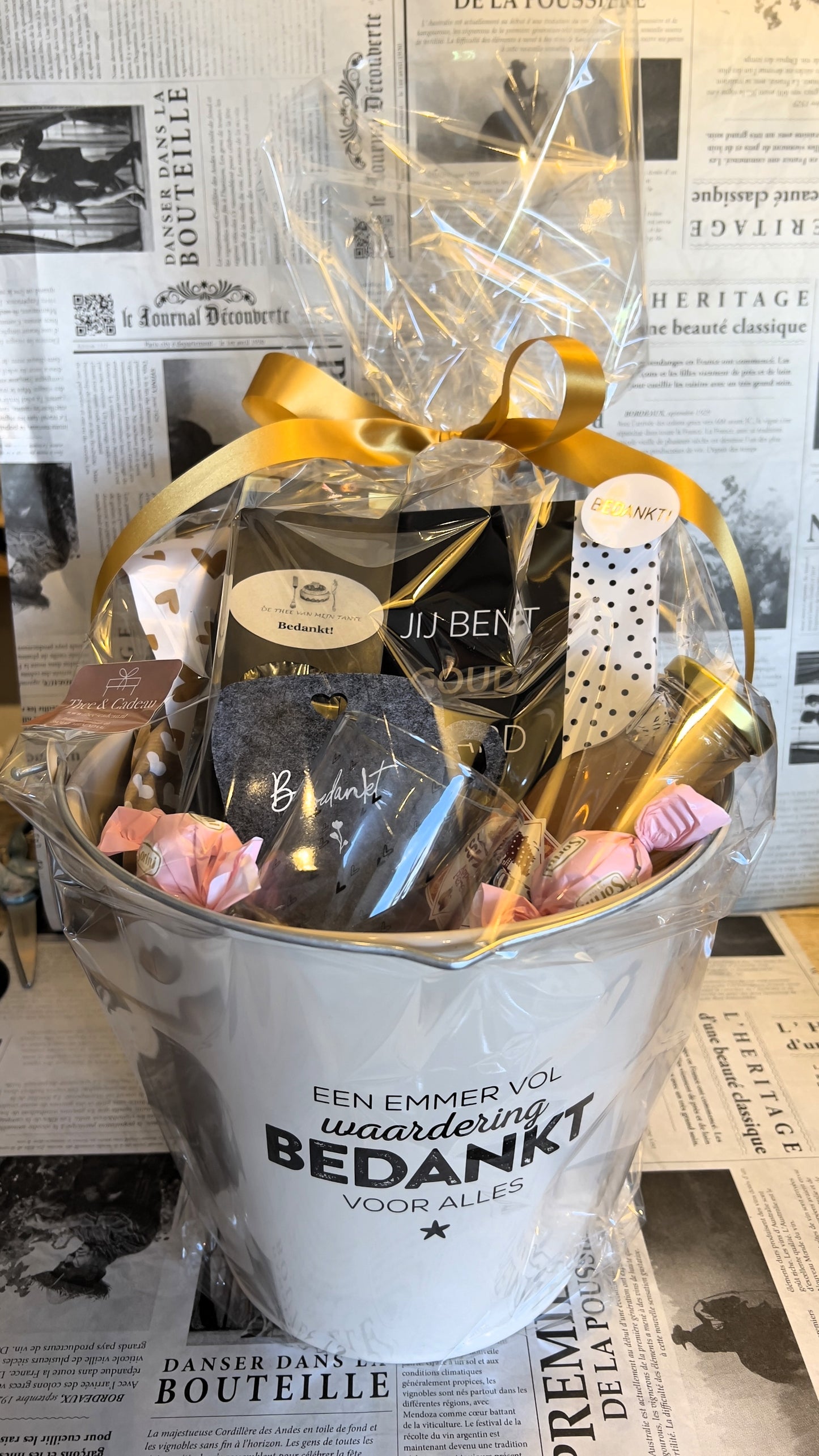 Cadeaupakket - Bedankt, een emmer vol waardering!