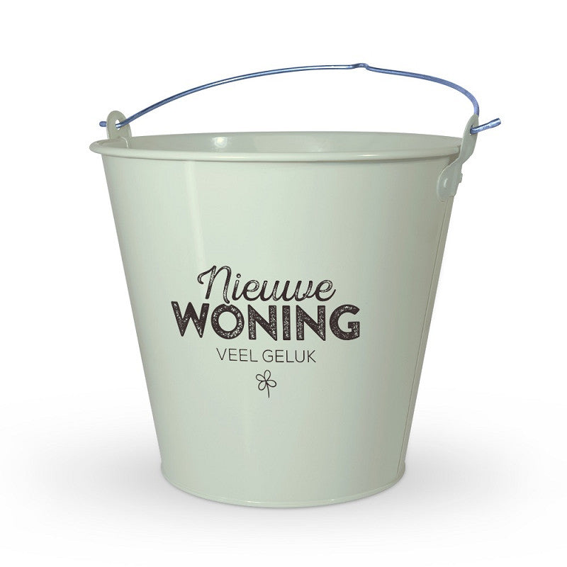 Cadeau emmer zink - Nieuwe Woning