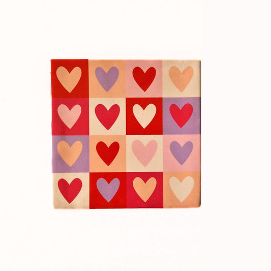 Tegeltje - Hearts