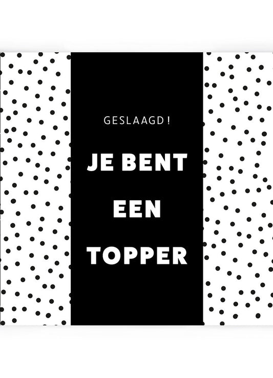 Geslaagd! Je bent een Topper!