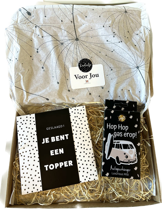 Brievenbuscadeau - Geslaagd Rijbewijs - Gas erop