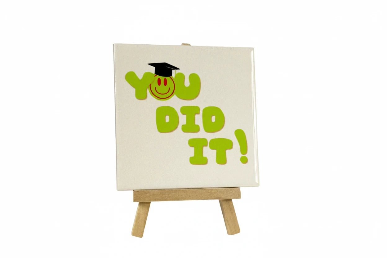 Tegeltje - Geslaagd You did it!