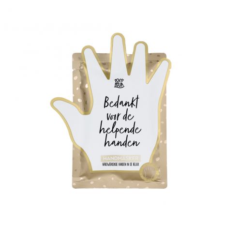 Handmasker - Bedankt voor de helpende Handen