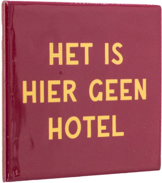 Tegel - Het is hier geen hotel
