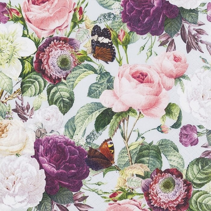 Servetten - Wild Roses