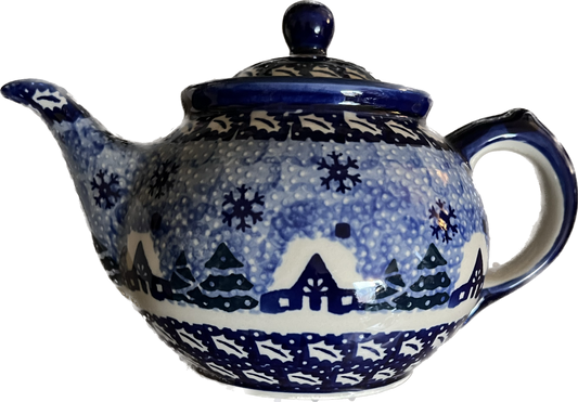 Bunzlau Theepot Kerst 700 ml Unikat