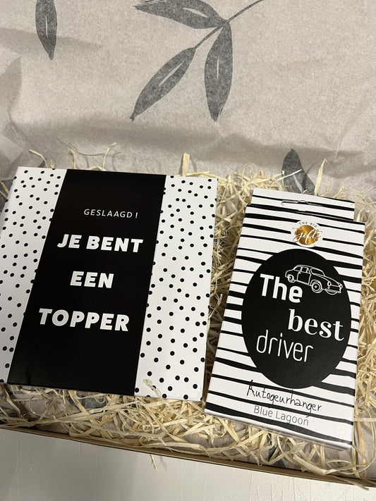 Brievenbuscadeau - Geslaagd Rijbewijs - The Best Driver