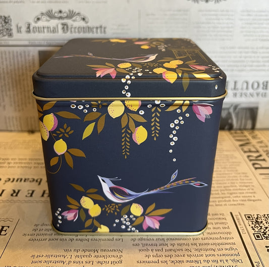 Theeblik groot Botanical -  Zwart