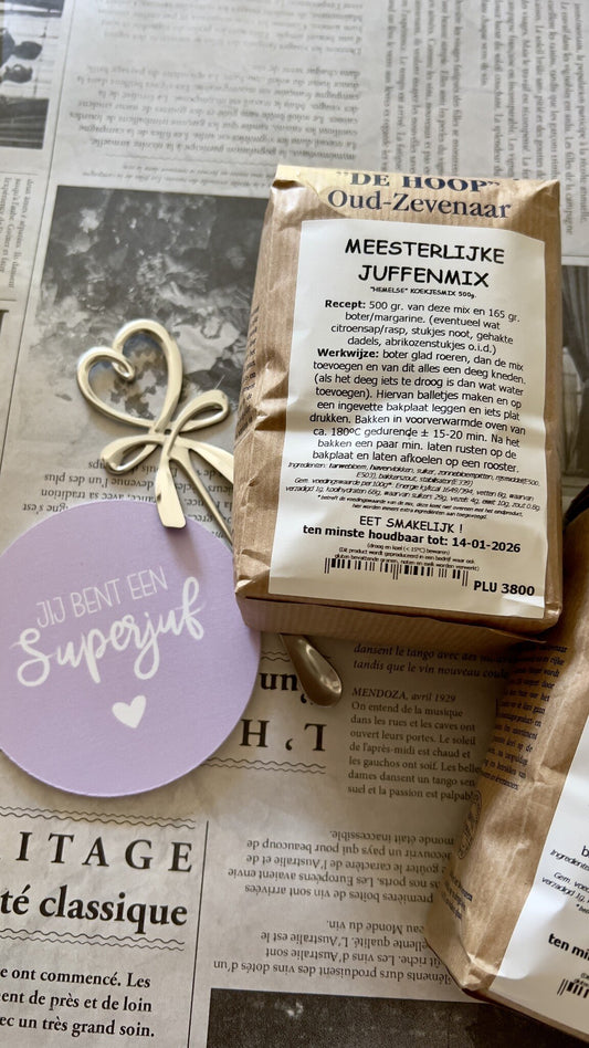 Voor de Juf - Meesterlijke Juffenmix - Bakmix
