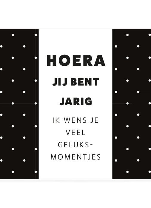 Chocoladewens Hoera Jij Bent Jarig
