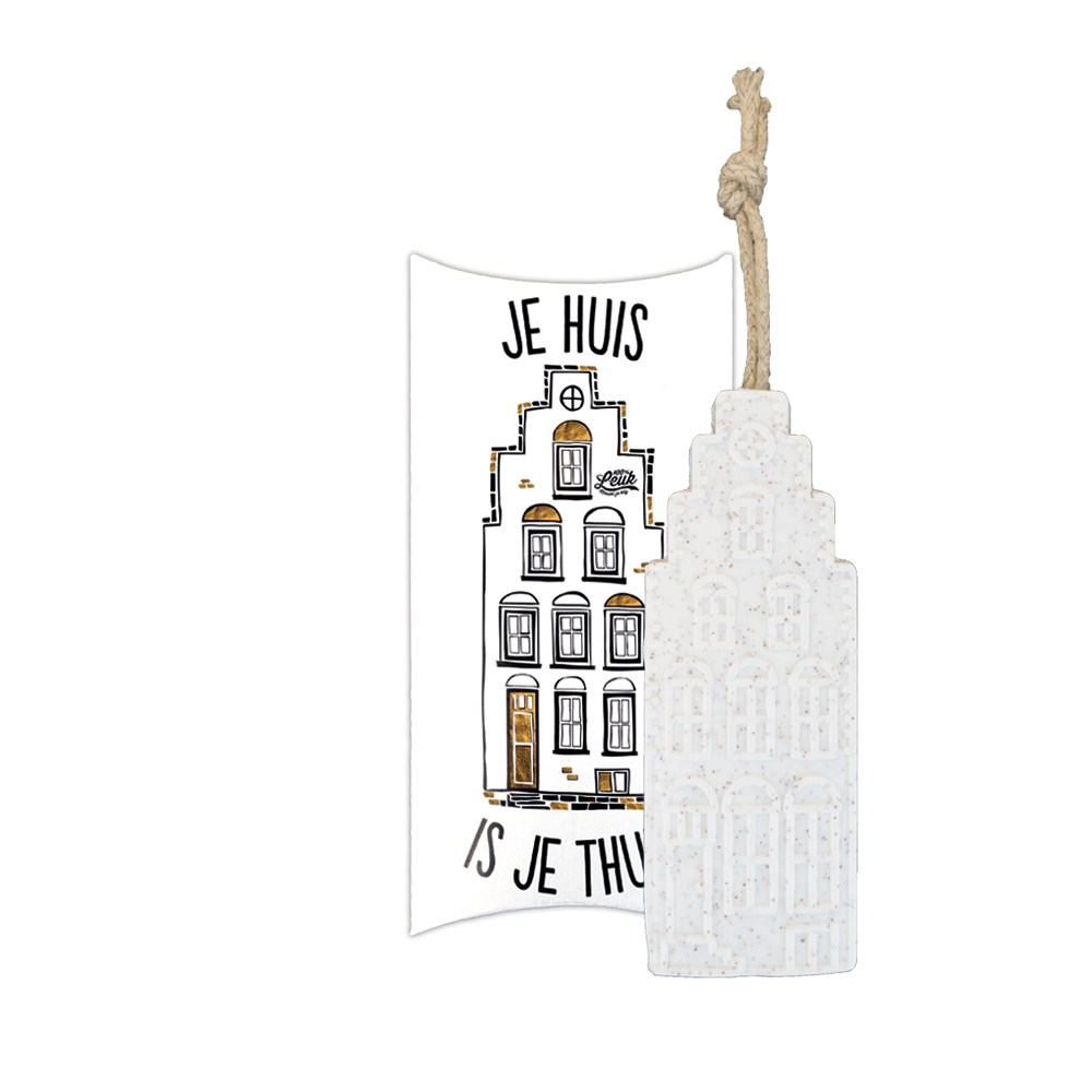 Gevelzeep "Je huis is je thuis"