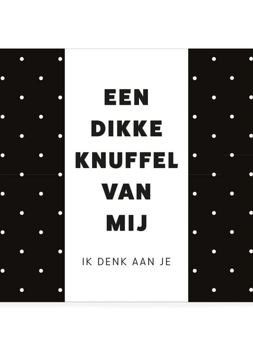 Chocoladewens Een Dikke Knuffel