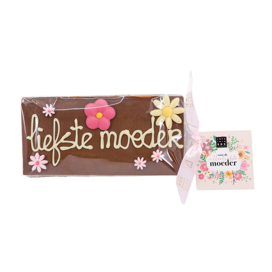Chocoladereep "Voor de liefste Moeder"