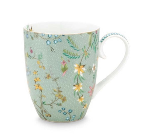 Mok Jolie Flowers Blue - Large