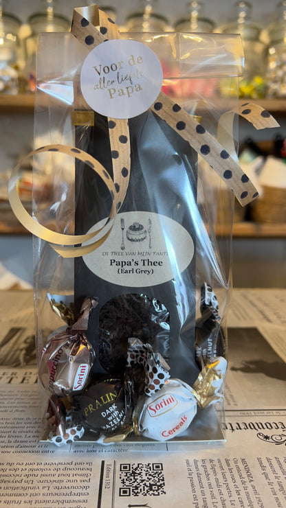 Papa's Thee met chocolade