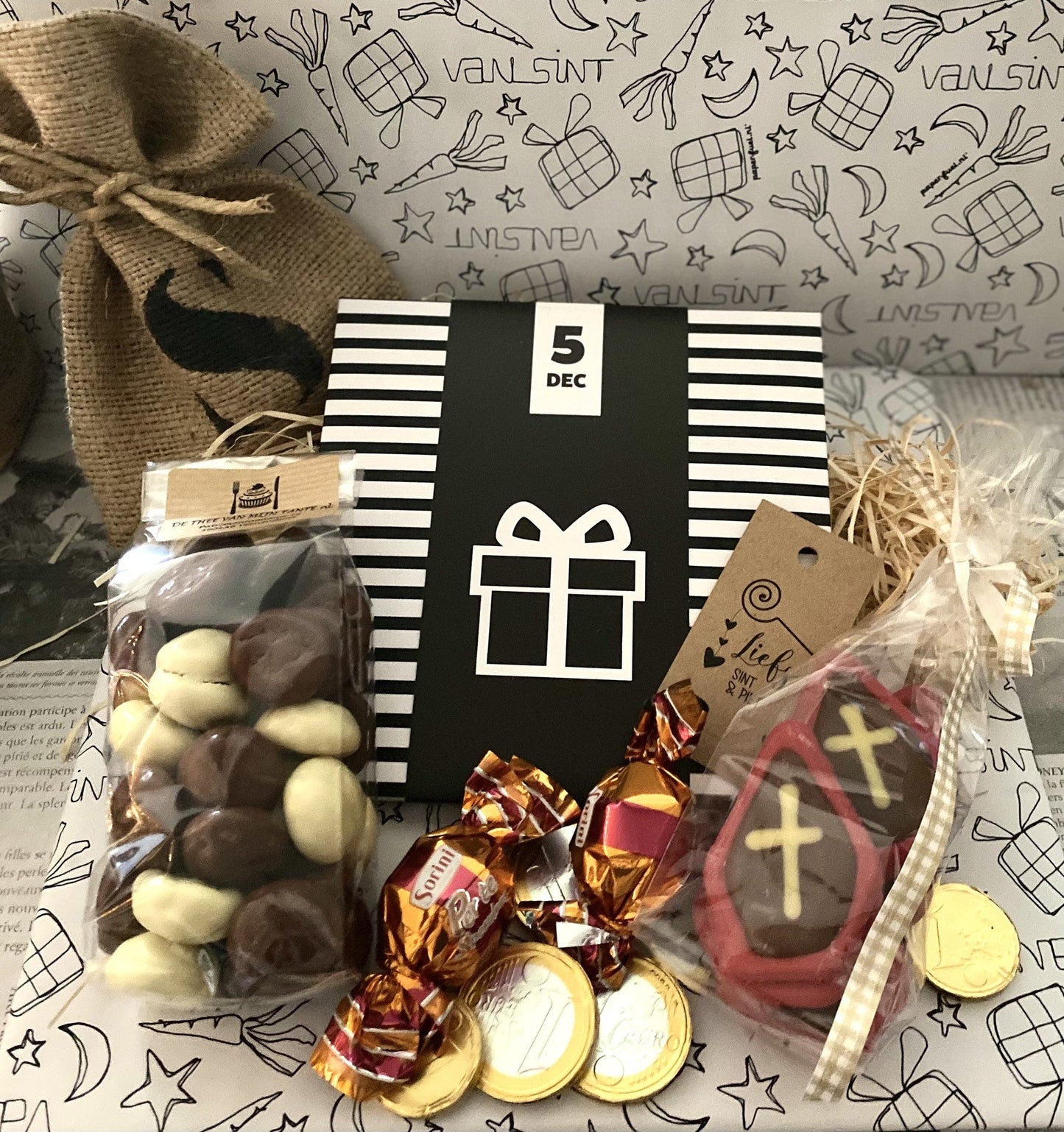 Sinterklaaspakket met Chocoladewens