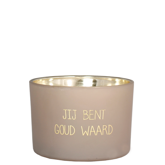 Geurkaars - Jij bent Goud Waard