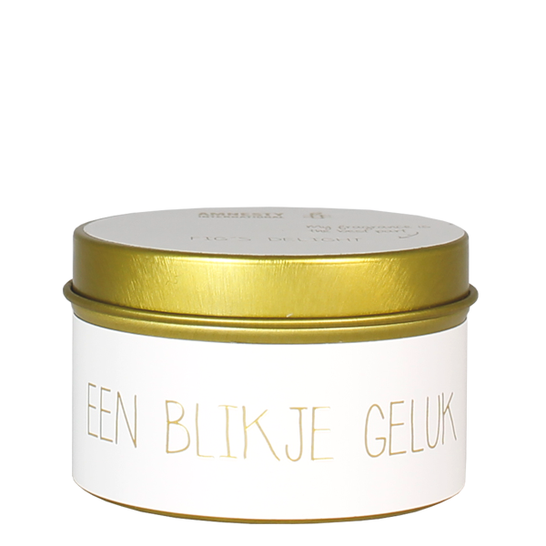 Een blikje Geluk - Geurkaars