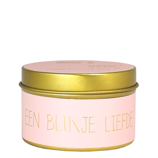 Een blikje Liefde - Geurkaars