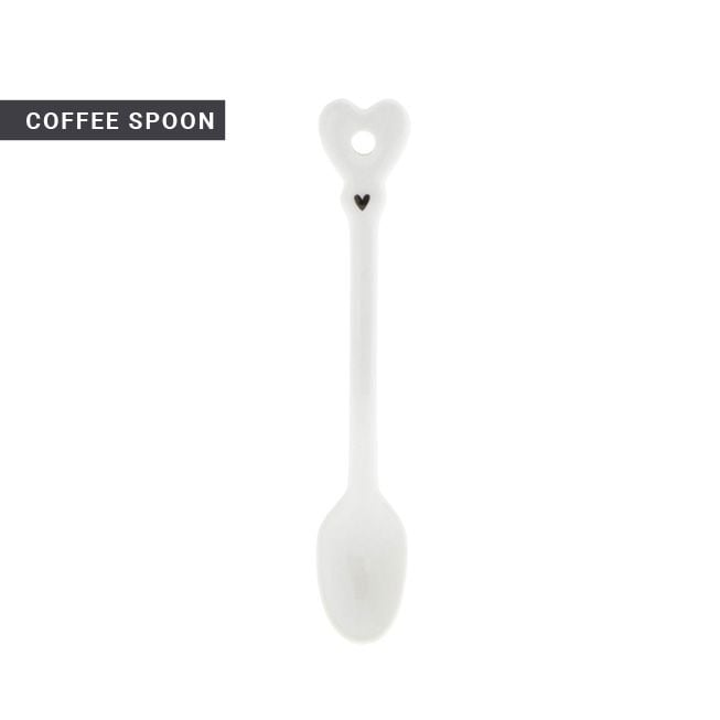 Lepel met zwart hartje