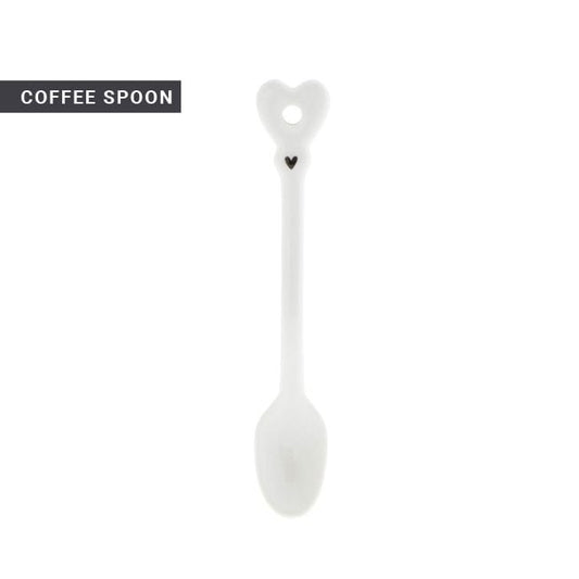 Lepel met zwart hartje