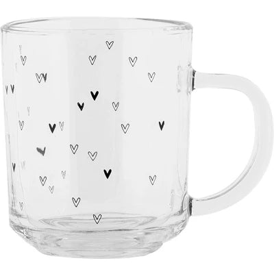Theeglas Hartjes